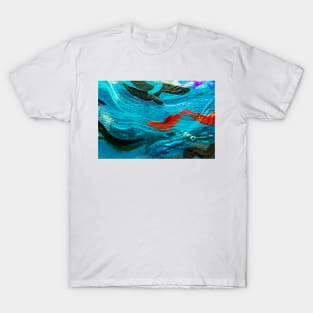 Sea Serpents Abstract Art T-Shirt